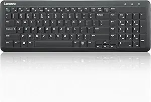 Lenovo 300 Wireless Keyboard, Black