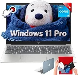 Hp 15.6 Touchscreen Laptop Computer - 16gb Ram, 512gb Ssd, Windows 11 Pro, Fhd Anti-Glare, Intel Core i3-n305, Intel Uhd Graphics, Copilot Ai, Long Battery Life, Business Laptop For Work & Students