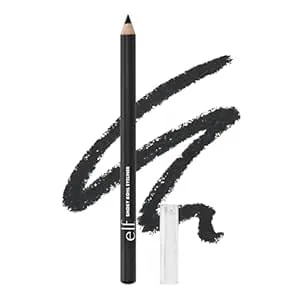 E.L.F. Smoky Kohl Eyeliner, Eye Pencil For Creating Long-Lasting, Bold, High-Pigmented Makeup Looks, Vegan & Cruelty-Free, Black Velvet