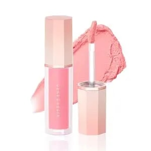 Dear Dahlia Petal Blur Cream Blush (Peony) - Soft-Blur Vegan Blush With Lightweight, Cloud Melting Texture, High-Pigment, Long-Lasting, Buildable, Cream To Powder Finish. Sensitive Skin Friendly. 4g