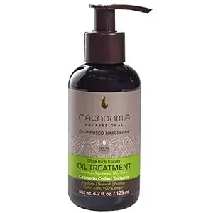 Macadamia Professional Ultra Rich Hair Repair Oil Treatment – Intensive Hydrating Hair Oil For Dry, Damaged Hair Care, Frizz Control Shine, Color Safe, Vegan, 4.2 Oz