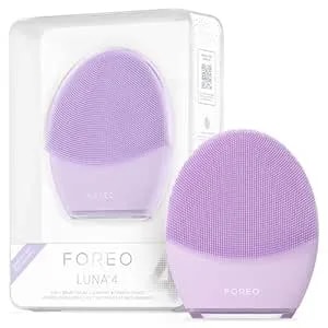 Foreo Luna 4 Face Cleansing Brush - Firming Face Massager - Anti Aging Care - Enhances Absorption - Simple Skin Care Tools - Sensitive Skin