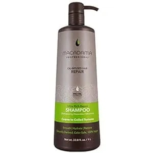 Macadamia Professional Ultra Rich Hair Repair Shampoo – Deep Hydration Cleanser For Dry & Damaged Hair Care, Sulfate & Paraben Free, Natural Organic Vegan, 10 Oz