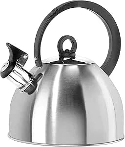Oggi Tea Kettle For Stove Top - 64oz / 1.9lt, Stainless Steel Kettle With Loud Whistle, Ideal Hot Water And Water Boiler - Stainless Steel