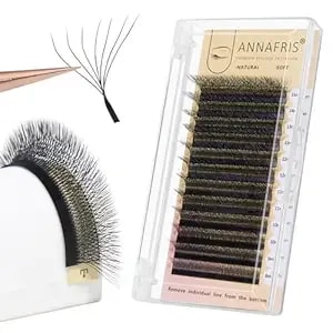 7d Premade Fan W Shape Eyelash Extensions 0.07 C Curl 8-15mm Mix Volume Self Fanning False Lashes Makeup Supplies Professional Use Lash Extension(0.07 C, 8-15mm Mix)