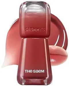 Thesaem Saemmy'S Ade Shot Tint 0.1 Fl.Oz. - 06 Apple Cinnamon Brown - Korean Lip Tint Water Gel Stain With Plump Glowy Finish - Buildable Radiant Gloss Long-Lasting Moisturizing