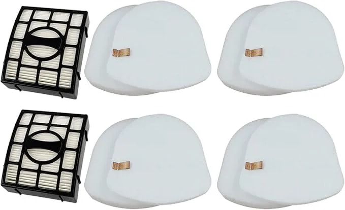 Dttery uv725 uv730 zu560 zu561 zd201 Filter Replacement For Shark Vacuum - cu530 nv431 uv572 uv650 zu562 zu570 zu571 zu572 zu660 zd400 zd402 Rotator Navigator Lift Away Upright, 4 Foam & Felt, 2 Hepa