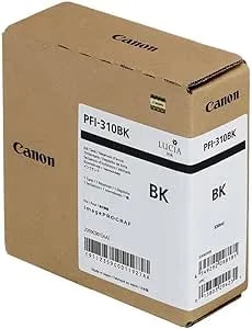 Canon Pfi-310 330ml Black Pigment Ink Tank For Imageprograf Tx-2000, -3000 And -4000 Printers