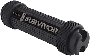 Corsair Flash Survivor Stealth 64gb Usb 3.0 Flash Drive, Black (cmfss3b-64gb)