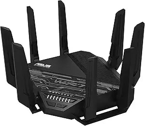 Asus Rt-be96u be19000 802.11be Tri-Band Performance Wifi 7 Extendable Router With 6ghz Support, Dual 10g Port, 320mhz, Lifetime Internet Security, Mlo, Multi-Ru Puncturing, Aimesh Support