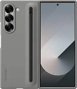 Samsung Galaxy Z Fold 6 S Pen Phone Case, Protective Cover With Built-In S Pen Holder Slot, Click To Release, Us Version, Ef-of95pcjegus, Gray