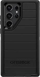 Otterbox Galaxy s23 Ultra (Only) - Defender Series Case - Black, Rugged & Durable - With Port Protection - Case Only - Microbial Defense Protection - Non-Retail Packaging