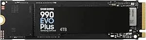 Samsung 990 Evo Plus Ssd 4tb, Pcie Gen 4x4 - Gen 5x2 M.2, Speeds Up-To 7,250 Mb/S, Upgrade Storage For Pc/Laptops, Hmb Technology And Intelligent Turbowrite 2.0, (Mz-v9s4t0b/Am)