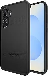 Pelican Protector - Samsung Galaxy s25 Fe Case [6.7”] [16ft Mil-Std Drop Protection] [Magnetic & Wireless Charging] Phone Case For Galaxy s25 Fe - Slim, Rugged Cover W/Anti Scratch Tech - Black