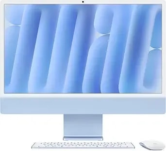 Apple 2024 Imac All-In-One Desktop Computer With m4 Chip With 10-Core Cpu And 10-Core Gpu: Built For Apple Intelligence, 24-Inch Retina Display, 16gb Unified Memory, 256gb Ssd Storage; Blue