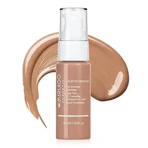 Liquid Foundation, Matte Finish, Weightless Full Coverage, Oil-Free, Non-Comedogenic, 1.52 Fl Oz (m006, 1pc)