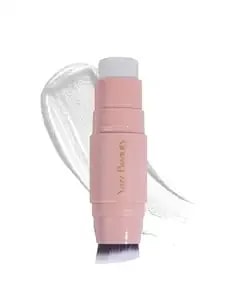 Yazzbeauty Makeup Highlighter Stick With Brush – Moon Shimmer White - Brightening & Glowy Finish - Lightweight Formula For Face