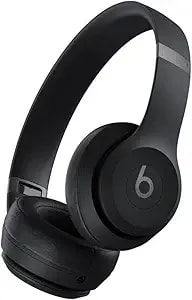 Beats Solo 4 - Wireless Bluetooth On-Ear Headphones, Apple & Android Compatible, Up To 50 Hours Of Battery Life - Matte Black (Renewed)