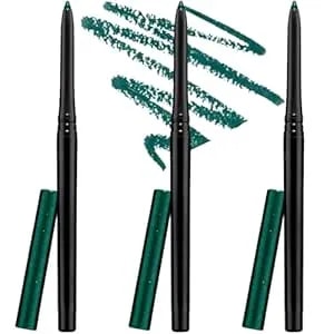 Emerald Glow Retractable Eye Liner - Pack Of 3- Glimmer Series
