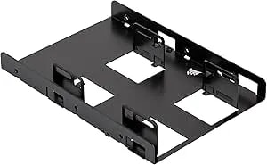 Corsair Dual Ssd Mounting Bracket (3.5” Internal Drive Bay To 2.5", Easy Installation) Black