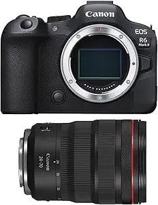 Canon Eos r6 Mark Ii Mirrorless Camera W/Rf 24-70mm F/2.8 L (2 Items)