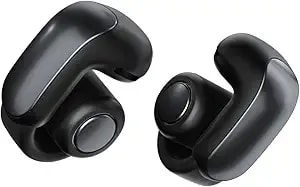 Bose Ultra Open Earbuds - Bluetooth Open Ear Earbuds With Openaudio For Awareness, Clip-On Design For Comfort, Water Resistant, Up To 48 Hrs Of Playtime, Black