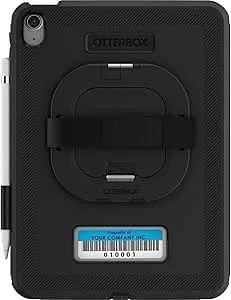 Otterbox Defender For Business W/Kickstand/Handstrap For Ipad (a16) & Ipad 10th Gen v2 - Black, No Screen Protector Included (Single Unit Ships In Polybag, Ideal For Business Customer)