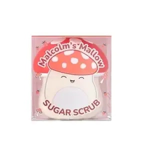 Tonymoly X Squishmallows Malcolm Mallow Sugar Scrub – Real Strawberry Seeds, Exfoliating, Hydrating & Nourishing, Gentle Formula, 70ml