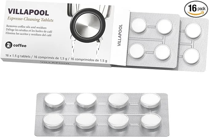 16 Pack bec250 Espresso Cleaning Tablets Compatible With Breville Barista Express bes870, Barista Pro bes878, Barista Touch bes880, Oracle bes980 Espresso Machines