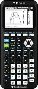 Texas Instruments TI-84 Plus CE Color Graphing Calculator, Black