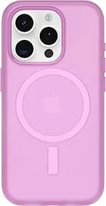 Otterbox Symmetry Series Soft Touch For Magsafe For Iphone 15 Pro - Beet It (Purple), Sleek Rubber Design, Smooth Finish, Camera Bumpers, And Protective Screen Lip