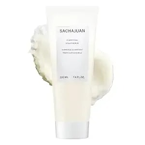 Sachajuan Clarifying Scalp Scrub - Sugar-Based Exfoliating Treatment For Scalp Buildup & Oil Control - Supports Microbiome Balance & Healthy Roots - Vegan & Sulfate-Free - 220 Ml 7.4 Fl Oz