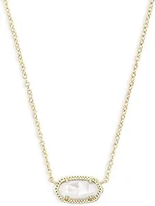 Kendra Scott Elisa Pendant Necklace For Women, Fashion Jewelry, 14k Gold-Plated