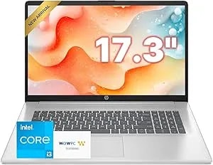 Hp 17.3 Inch Laptop - 2025/2026 Edition - Intel 13th 8 Cores i3 Cpu (Beat 11th i5) - 4gb Ram - 128gb Ssd - Wi‑Fi 6 - Ai Copilot - Large Screen - Windows 11