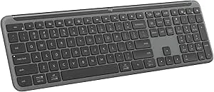 Logitech Signature Slim k950 Wireless Keyboard, Sleek Design, Switch Typing Between Devices, Quiet Typing, Bluetooth, Multi-Os, Windows, Mac, Chrome - Graphite