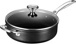 Le Creuset Toughened Nonstick Pro Saute Pan With Glass Lid, 4.25 Qt.