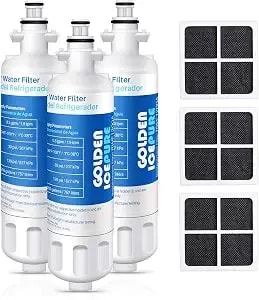 Golden Icepure rwf1200a Replacement For Lg lt700p, adq36006101, Kenmore 469690, Air Filter lt120f, 469918 Refrigerator lfx31925st, lfx31945st, lfx30766s, lfxc24726, lfxs24623 3pack - Nsf/Ansi 42 & Nsf/Ansi/Can 372 Certified, Replacement For 469690, lt120f