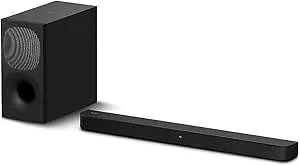Sony HT-S400 2.1ch Soundbar With Powerful Wireless Subwoofer, S-Force PRO Front Surround Sound, And Dolby Digital, Black