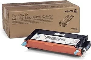 Compatible Xerox 106r01392 Cyan Toner Cartridge For Phaser 6280 6280dn 6280n