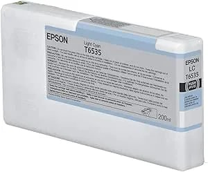 Epson Ultrachrome HDR Ink Cartridge - 200ml Light Cyan (T653500)