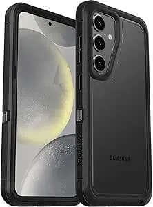 Otterbox Samsung Galaxy s24 (Only) - Defender Series Xt Clear Case - Dark Side (Clear/Black) - Screenless - Rugged - Lanyard Attachment - Non-Retail Packaging
