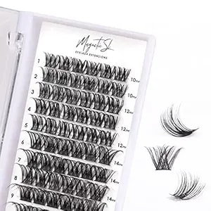Cluster Lashes 72 Individual Lashes Clusters Eyelash Extensions False Eyelashes Diy Lash Extension Kit Reusable False Eyelashes Natural Look Mix 10-16mm-dm01