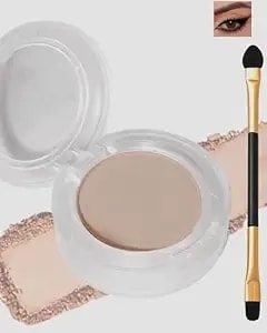Single Matte Eyeshadow,Nude Beige Brown Eye Shadow Palette Primer Base Makeup,High Pigment Waterproof Pressed Eye Shadows Powder With Smooth Powder,Lightweight Blendable Formula For Daily Eye Look-238