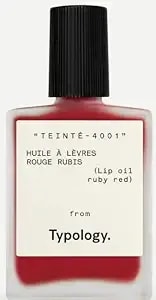 Typology Tinted Lip Oil - Shade 1 Ruby Red & Complimentary Sheet Masque