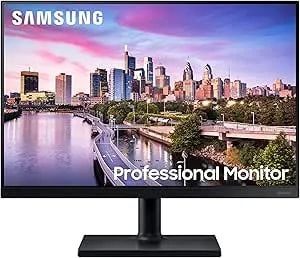 Samsung ft45 Series 24-Inch Wuxga 1920 X 1200 Computer Monitor, 75hz, Ips Panel, Hdmi, Displayport, Dvi, Usb Hub, Built-In Speakers, Height Adjustable Stand, 3 Yr Wrnty (lf24t454gynxza),Black
