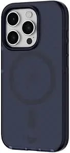 Tech21 Evo Check Case For Iphone 15 Pro - Compatible With Magsafe - Impact Protection Case - Midnight Blue
