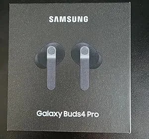 Samsung Galaxy Buds 4 Pro Sm-r640 True Wireless Bluetooth Earbuds With Active Noise Cancellation (Anc), Black – International Version