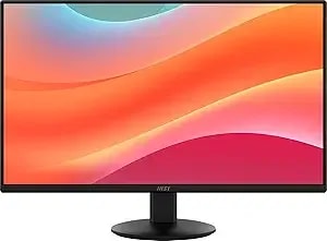 Msi Pro mp272le 27-Inch Ips 1920 X 1080 (Fhd) Computer Office Monitor, 100hz, Adaptive Sync, Hdmi, Displayport, Tilt, 4-Side Slim Bezel 1ms, Black