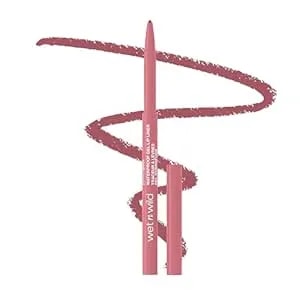 Wet N Wild Perfect Pout Matte Retractable Gel Lip Liner Pencil, Rich Creamy Long Lasting Color, Well-Defined And Flawless Application, Vegan & Cruelty-Free - Purple Lay Down The Mauves
