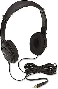 Kensington Hi-Fi On-Ear Headphones With 9-Foot Cord, 3.5mm Jack Headset (K33137)